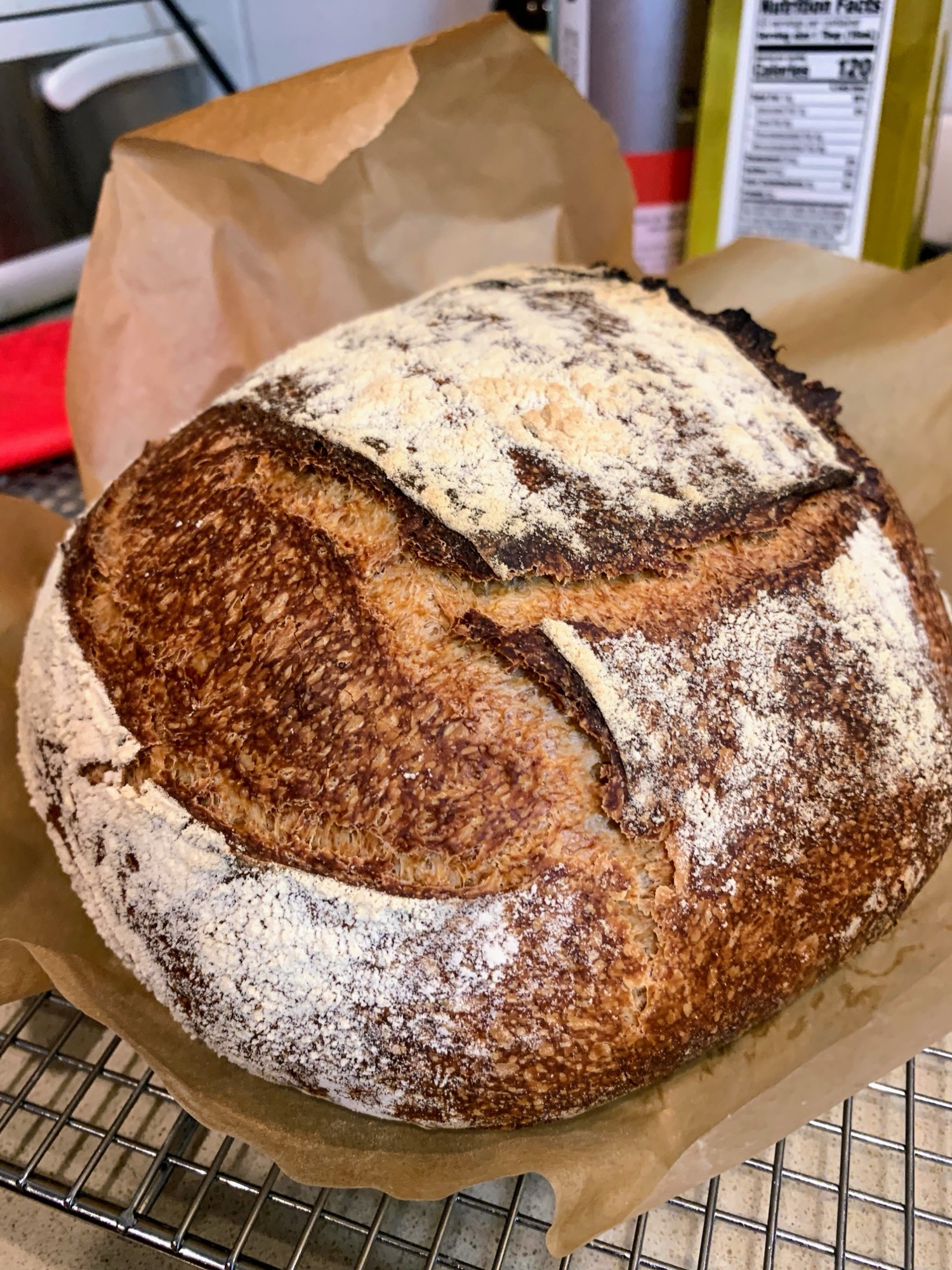 The sourdough loaf